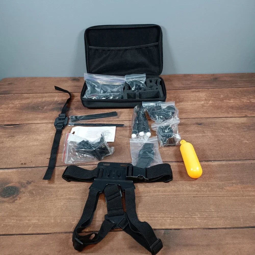 GoPro HD Hero 2 Accessory Bundle with Case Mounts Straps Floaty